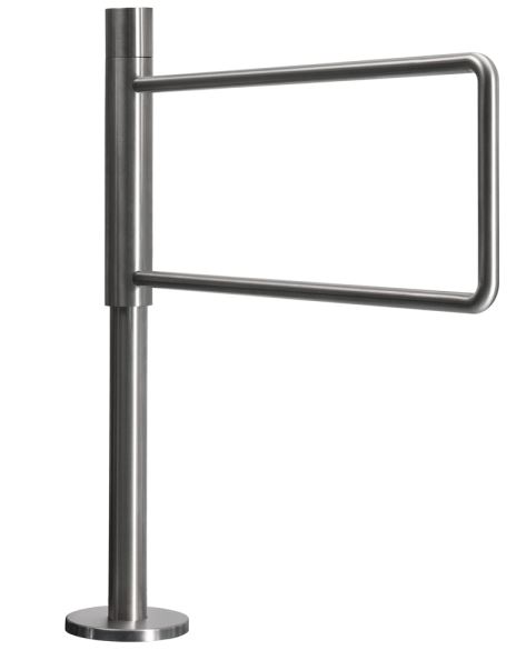 Zárható mechanikus lengőkapu INOX kivitelben